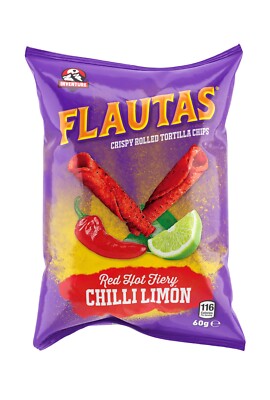 FLAUTAS RED CHILLI LIMON 150G
